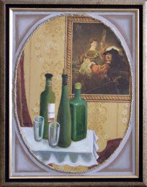 Интерьер с картиной Рембрандта. 2001